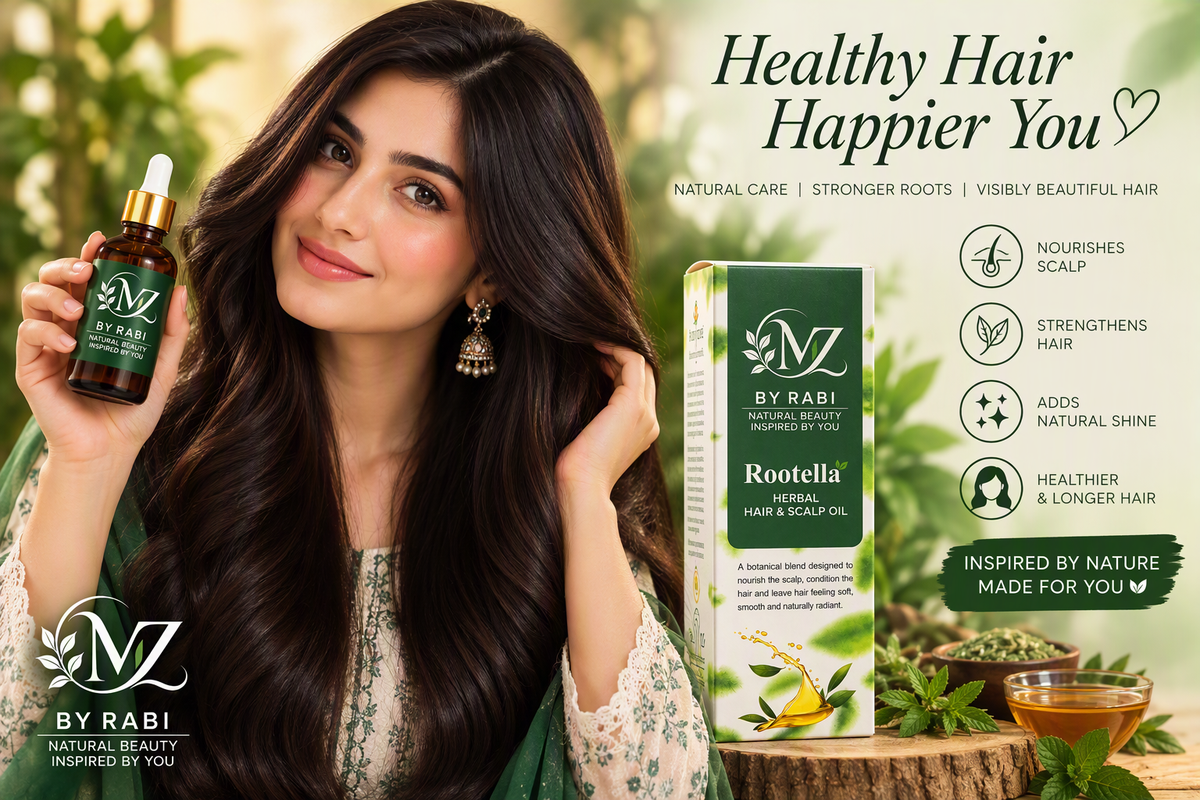 Rootella Herbal Hair Oil | MZ by Rabi